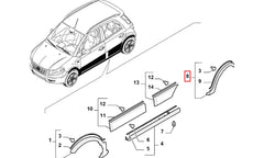 Sedici Çamurluk Ağzı Kaplama Plastiği Şema
