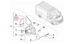 Ducato Yan Ayna Camı Şema