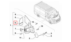 Ducato Yan Ayna Camı Şema
