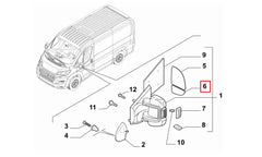 Ducato Yan Ayna Camı Şema