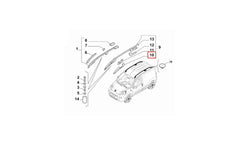 Fiorino Tavan Barı Kapağı Şema