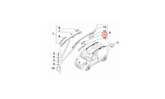 Fiorino Tavan Barı Kapağı Şema