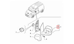 Fiorino Yan Ayna Camı Şema