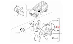 Doblo Yan Ayna Camı Şema