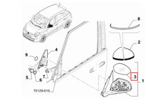 500 Yan Ayna Camı Şema