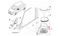 500 Yan Ayna Camı Şema