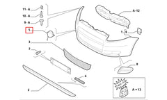 Grande Punto Tampon Çeki Demir Kapağı Şema