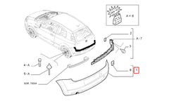 Grande Punto Arka Tampon Şema