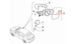 Egea Yan Ayna Camı Şema