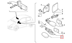 Punto Yan Ayna Kapağı Şema