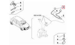 Doblo Cam Yıkama Memesi Şema