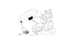 Palio Kalorifer Havalandırma Izgarası Şema