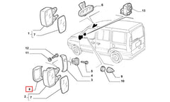 Doblo Yan Ayna Kapağı Şema
