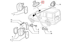 Doblo İç Dikiz Aynası Şema