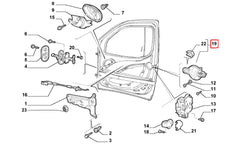 Doblo Kapı Dış Açma Kolu Şema