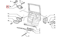 Doblo Kapı Dış Açma Kolu Şema