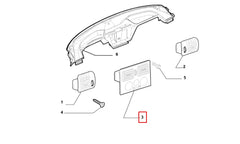 Albea Kalorifer Havalandırma İç Izgarası Çerçevesiz Şema