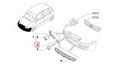 İdea Sis Farı Kapak Plastiği Şema