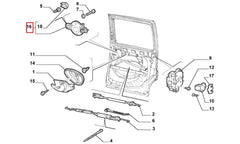 Doblo Kapı Dış Açma Kolu Şema