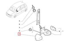 İdea Yan Ayna Kapağı Şema