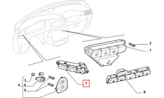 Albea Far Yükseklik Ayar Düğmesi Şema