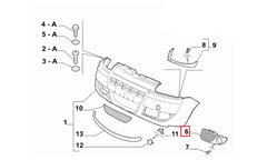 Doblo Sis Farı Kapak Plastiği Şema