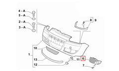 Doblo Sis Farı Kapak Plastiği Şema