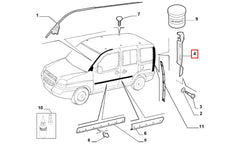 Doblo Stop Lambası Yuva Plastiği Şema