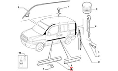 Doblo Kapı Çıtası Şema