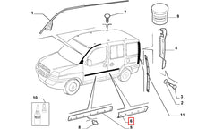 Doblo Kapı Çıtası Şema