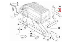Ducato Çamurluk Ağzı Kaplama Plastiği Şema