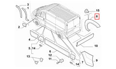 Ducato Çamurluk Ağzı Kaplama Plastiği Şema