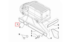 Ducato Çamurluk Çıtası Şema