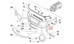 Ducato Çamurluk Ağzı Kaplama Plastiği Şema