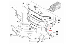 Ducato Çamurluk Ağzı Kaplama Plastiği Şema