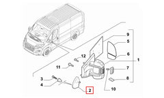 Ducato Yan Ayna Kapağı Şema