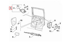 Doblo Kapı Dış Açma Kolu Şema