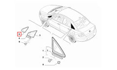 Linea Kapı Ayna Köşe Plastiği Şema