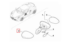500 Yan Ayna Kapağı Şema