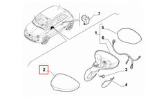 500 Yan Ayna Kapağı Şema