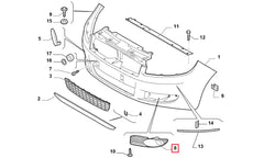 Linea Sis Farı Kapak Plastiği Şema