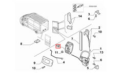 Ducato Bagaj Dış Açma Kolu Şema