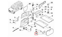 Doblo Bagaj İç Kaplaması Şema