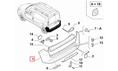 Doblo Arka Tampon Şema