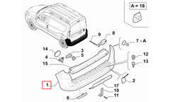 Doblo Arka Tampon Şema