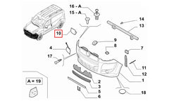 Doblo Far Yıkama Kapağı Şema