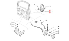 Doblo Kapı Dış Açma Kolu Şema
