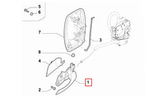Ducato Kapı İç Açma Kolu Şema