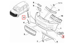Panda Sis Farı Kapak Plastiği Şema
