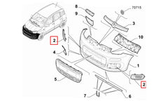 Panda Sis Farı Kapak Plastiği Şema